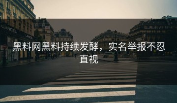 黑料网黑料持续发酵，实名举报不忍直视