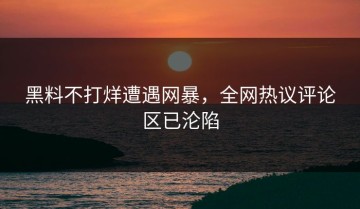 黑料不打烊遭遇网暴，全网热议评论区已沦陷