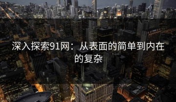 深入探索91网：从表面的简单到内在的复杂